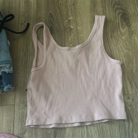 Wild Fable Womens Pink Vest Depop