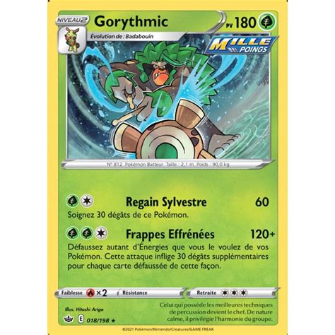 Gorythmic Pv Carte Rare Reverse Mille Poings P E Et