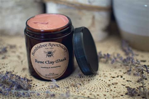 Rose Clay Face Mask Recipe Bumblebee Apothecary