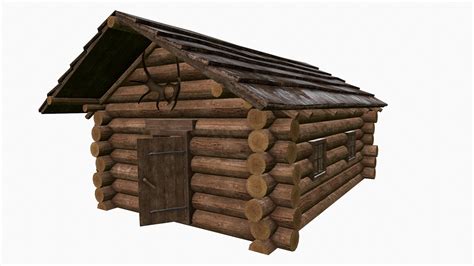 Wooden House 3d Model Turbosquid 1229964