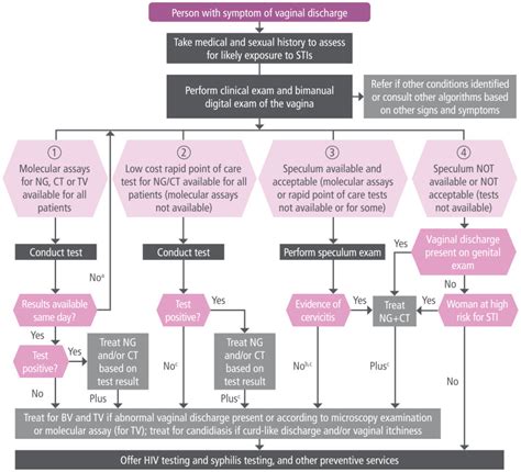 Vaginal Discharge Chart