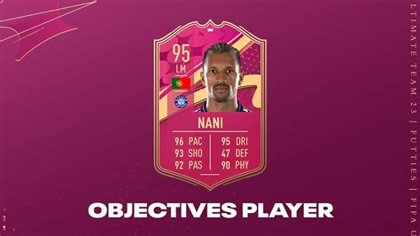 FIFA 23 Obiettivi Nani FUTTIES Disponibile Una Nuova Carta Speciale