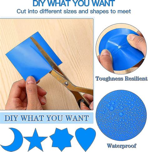 Self Adhesive Pvc Pool Repair Patches Vinyl Pool Liner Patch Hot Tub Repair Kit Tent Repair Kit