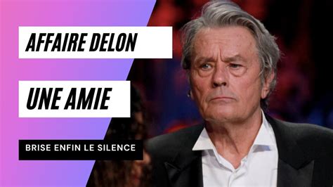 Alain Delon Une amie fidèle prend position sans équivoque pour l un