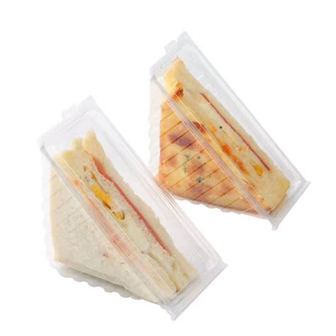 Triangle Sandwich Container Clear Plastic Containers For Wholesalers