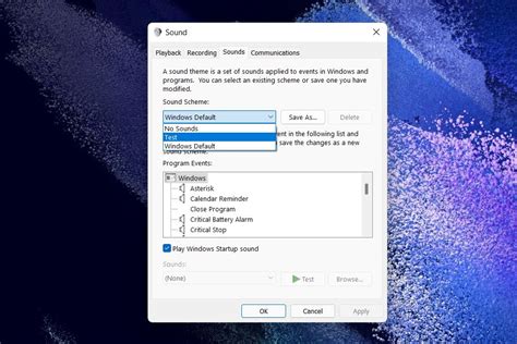 How To Change Windows 11 System Sounds