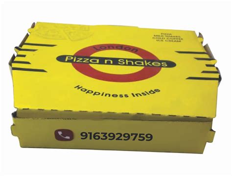 Single Wall 3 Ply Corrugated Pizza Box Capacity Medium At Rs 10 Piece