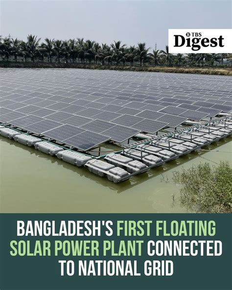 Country S First Floating Solar Power Plant Connected To National Grid