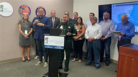 Lee County Sheriff Carmine Marceno Speaks About Hurricane Ian On Monday