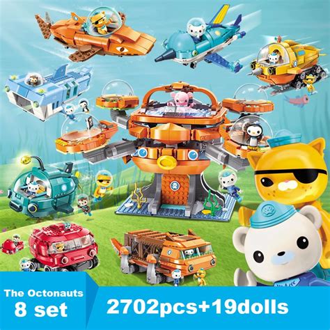 Blocs De Construction De Dessin Anim Cr Ateur Poulpe Octonauts Gup