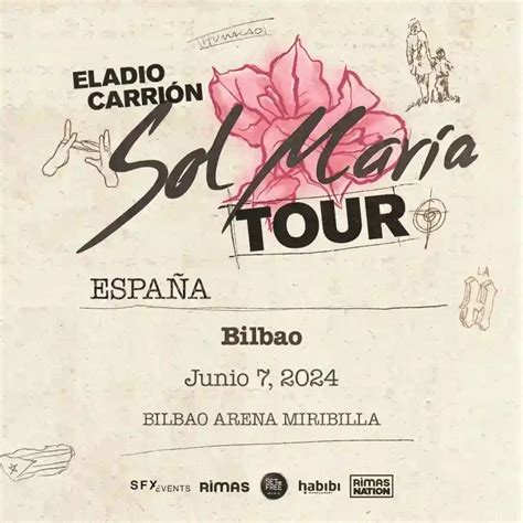 Eladio Carrión vuelve a Bilbao en 2024 con su gira Sol María Tour