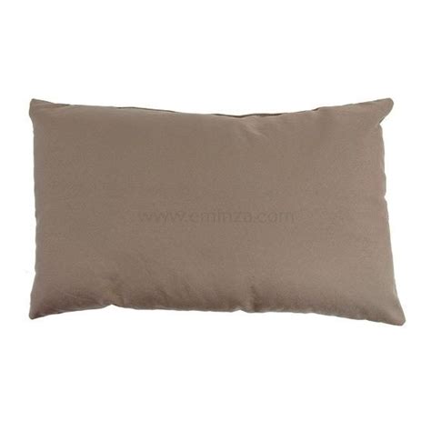 Coussin rectangulaire 30 x 50 cm Nelson Taupe Déco textile Eminza