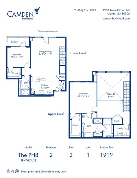 5719, The PH8 - Penthouse at Camden Buckhead | camdenliving.com