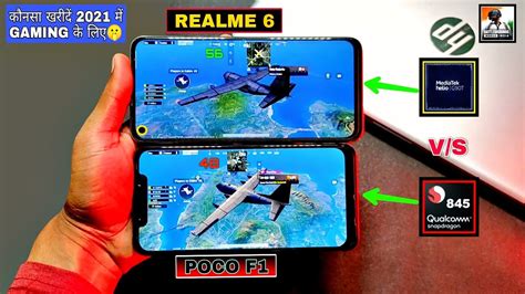 Realme 6 Vs Poco F1 Pubg BGMI Test 2021 Poco F1 Vs Realme 6 Pubg