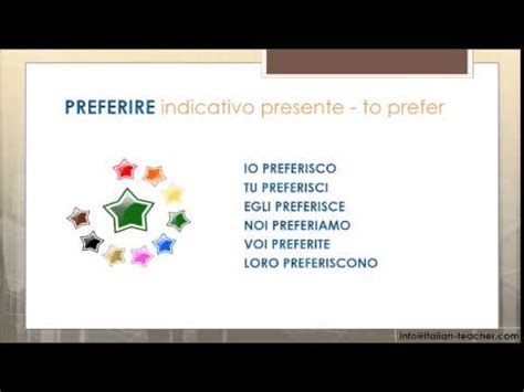 to learn Italian for beginners 34: preferire - YouTube
