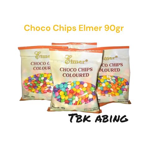 Jual Chocochips Choco Chips Warna Warni Elmer Choco Chips Kemasan