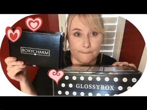 US Glossybox Vs Boxycharm Unboxing And Review April YouTube