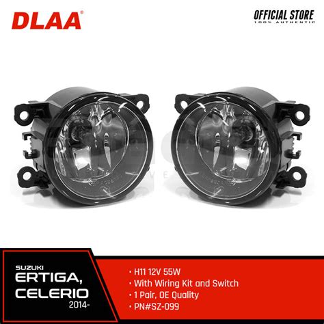 Dlaa Genuine Fog Lamp Fog Light H V W With Wiring Kit And