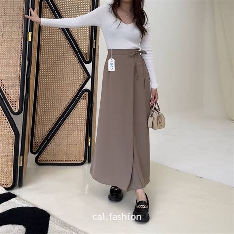 Jual Bisa COD Odila Skirt 803 804 By Cal Fashion Bahan Polyester