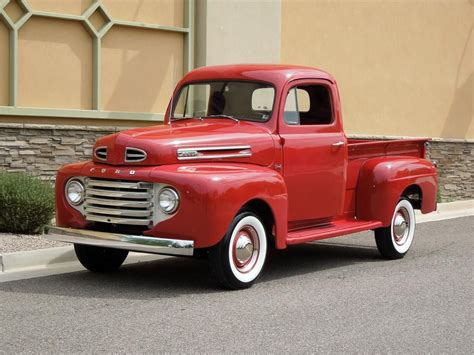 1949 Ford F 1 Pickup Front 34 132971 Classic Pickup Trucks Ford