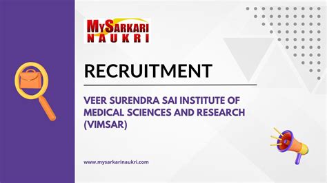 Veer Surendra Sai Institute Of Medical Sciences And Research Vimsar