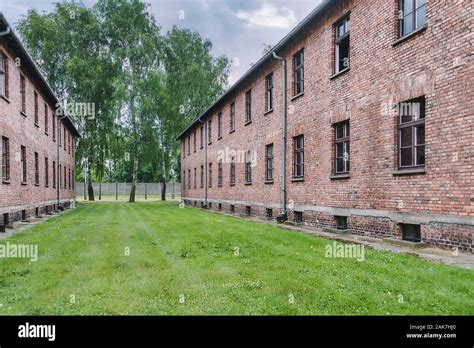 Auschwitz Memorial Prison Camp Stock Photo - Alamy