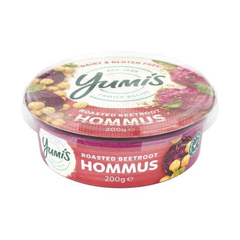 Buy Yumis Roasted Beetroot Hommus Dip 200g Coles