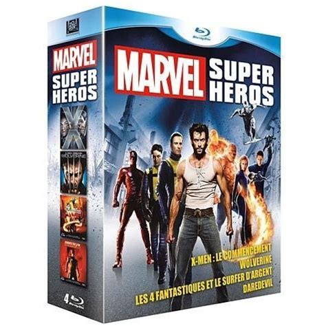 Blu Ray Marvel Super H Ros Coffret Films Cdiscount Dvd