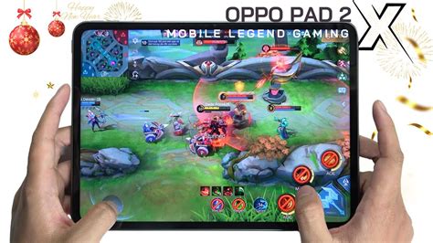 Oppo Pad 2 Mobile Legends Gaming Test Dimensity 9000 144Hz Display