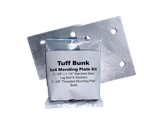 2x4 Mending Plate Kit Tuff Bunk