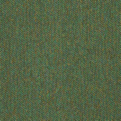 Emerald Green Herringbone Texture Plain Healthcare Wovens Crypton