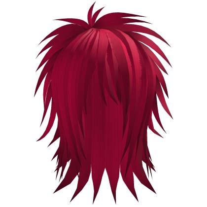 Unkept Emo Gothic Scene Hair Hot Pink Roblox