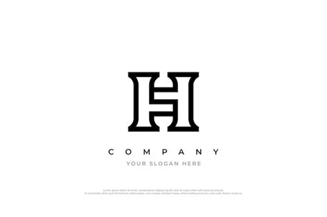 Premium Vector Letter Sh Logo Or Hs Logo Design Vector