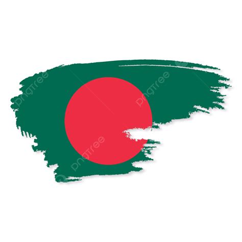 Bangladesh National Flags Brush Stroke Png Vector Psd And Clipart