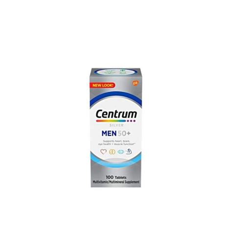 Centrum Silver Men 50 Multivitamin Multimineral Supplement Tablets 100 Lü Kısmet Şarküteri