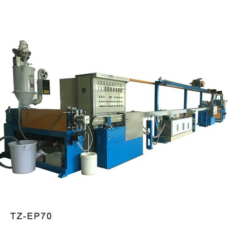 Pvc Plastic Wire Cable Extruder Machine Taizheng