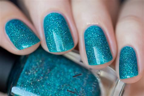 Harbour Island Caribbean Blue Holographic Nail Polish By Ilnp