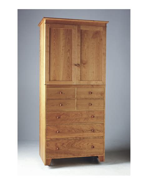 Shaker Armoire In Solid Cherry This Large Piece Adds Significant