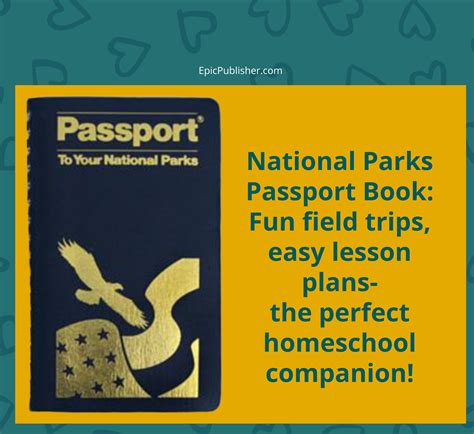 National Park Passport Book For Homeschoolers