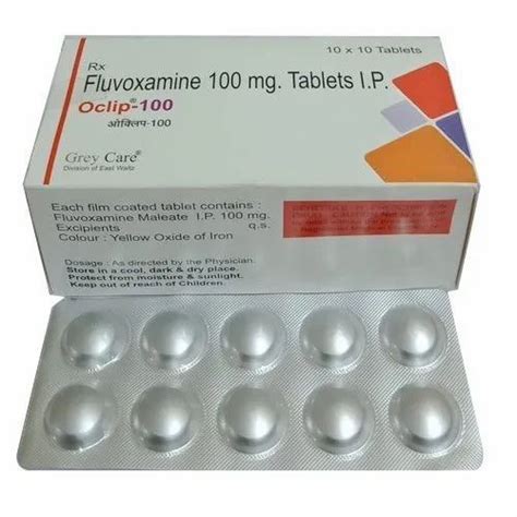 Oclip Fluvoxamine 100 Mg 10x10 At Rs 415 Stripe In Bhopal Id 24916380397