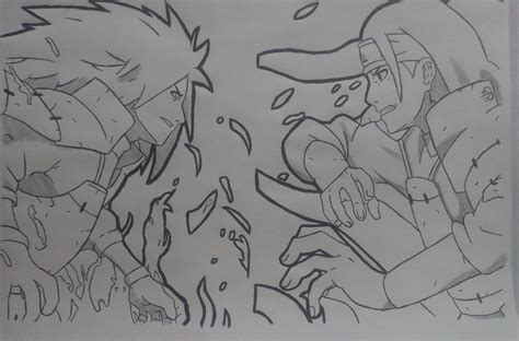 Madara Vs Hashirama Naruto Desenho Rascunho E Pintura Amino