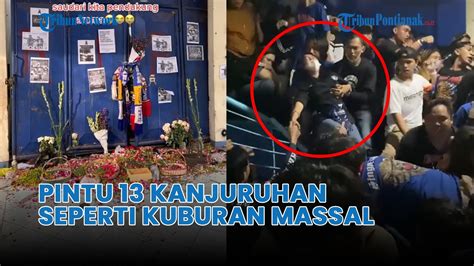 Penampakan Pintu Stadion Kanjuruhan Malang Seperti Kuburan Massal