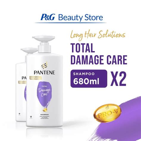 Pantene Total Damage Care Shampoo 680mL Damage Repair Hair Treatment