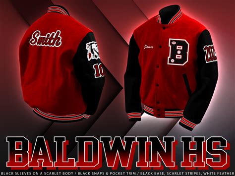 Baldwin High School Letterman Jacket Herff Jones The Roderick Group