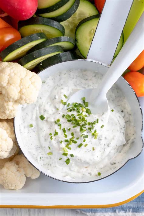 Greek Yogurt Ranch Dip The Harvest Kitchen