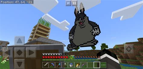 Was A Tutorial Made Build But I Built Big Chungus In My Realm Servers Spawnpoint Rminecraft