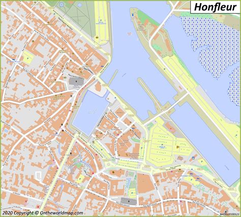 Honfleur Map | France | Discover Honfleur with Detailed Maps