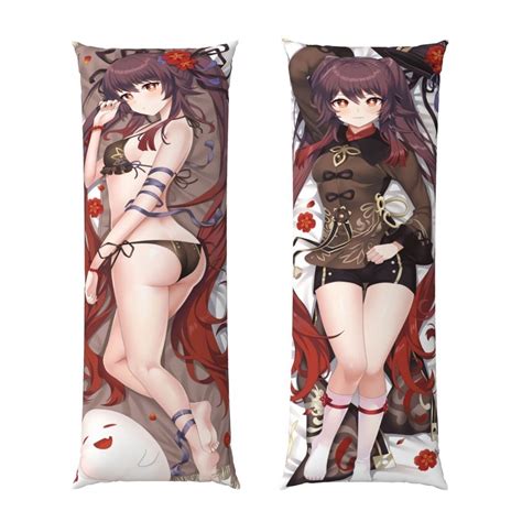 New Genshin Impact Hu Tao Dakimakura Anime Girl Hugging Body Pillow