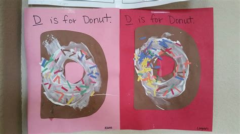 D Is For Donut Craft Alphabet Crafts Preschool Letter A Crafts