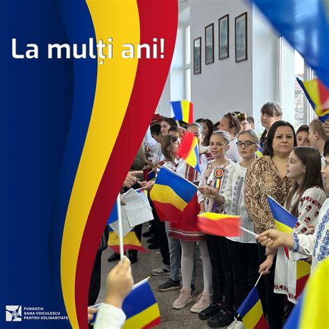 Ziua Națională a României sărbătorită alături de copiii de la şcoala